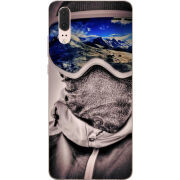 Чехол Uprint Huawei P20 snowboarder