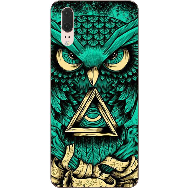 Чехол Uprint Huawei P20 Masonic Owl