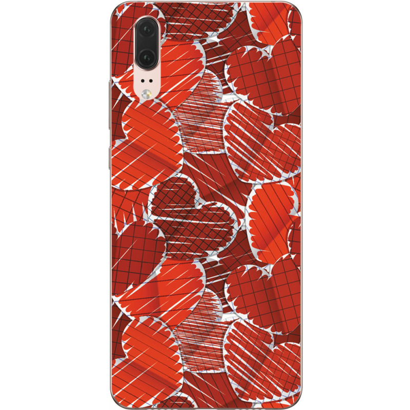 Чехол Uprint Huawei P20 Heart Strings