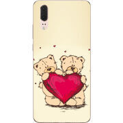 Чехол Uprint Huawei P20 Teddy Bear Love