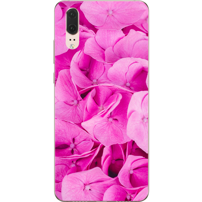 Чехол Uprint Huawei P20 Pink Flowers