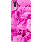 Чехол Uprint Huawei P20 Pink Flowers