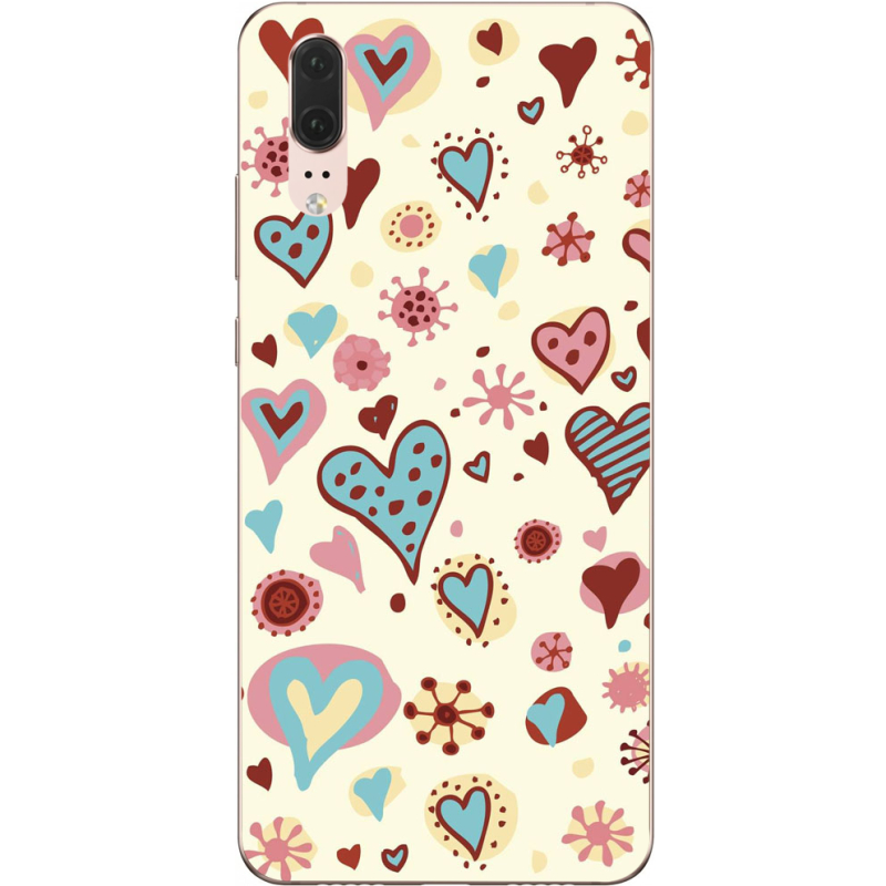 Чехол Uprint Huawei P20 Be my Valentine