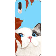 Чехол Uprint Huawei P20 Wondering Cat