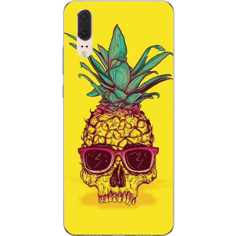 Чехол Uprint Huawei P20 Pineapple Skull