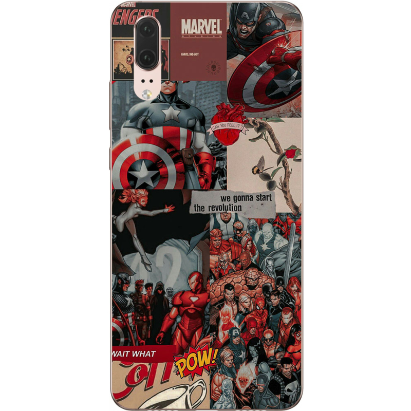 Чехол Uprint Huawei P20 Marvel Avengers