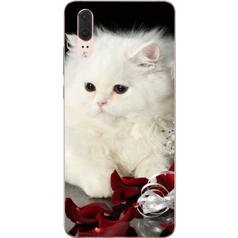 Чехол Uprint Huawei P20 Fluffy Cat