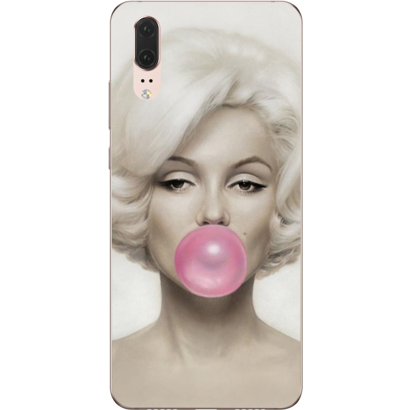 Чехол Uprint Huawei P20 Marilyn Monroe Bubble Gum