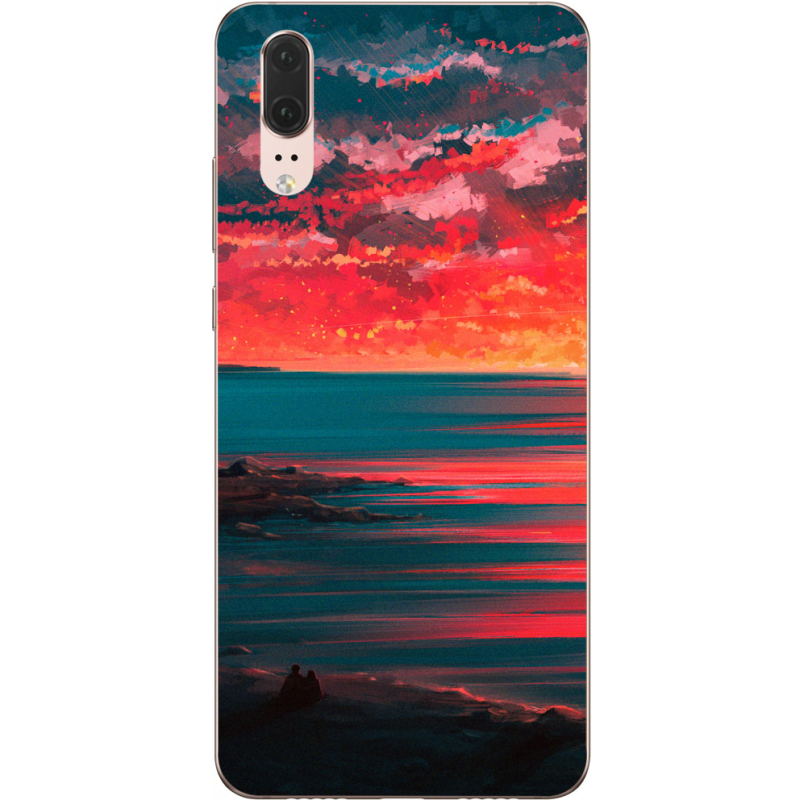 Чехол Uprint Huawei P20 Seaside a