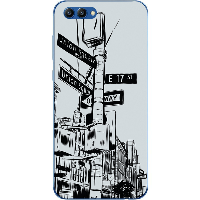 Чехол Uprint Huawei Honor V10 17 Street