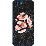 Чехол Uprint Huawei Honor V10 Snake Rose