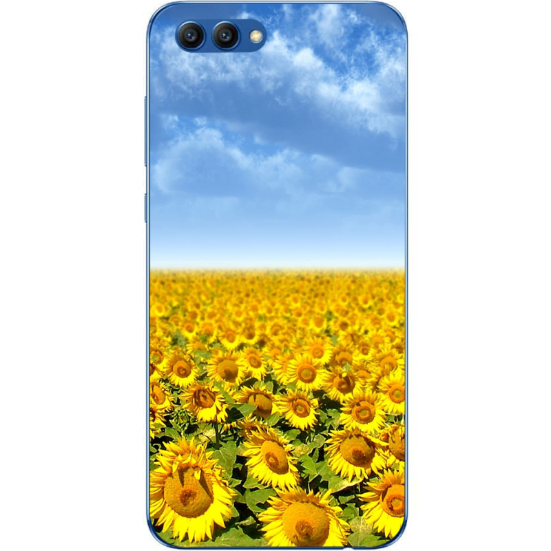 Чехол Uprint Huawei Honor V10 Подсолнухи