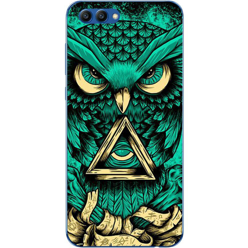 Чехол Uprint Huawei Honor V10 Masonic Owl