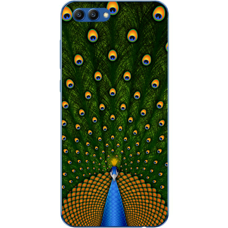 Чехол Uprint Huawei Honor V10 Peacocks Tail