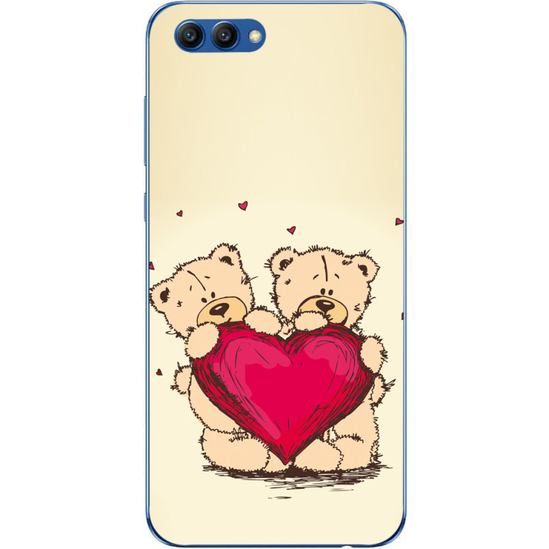 Чехол Uprint Huawei Honor V10 Teddy Bear Love