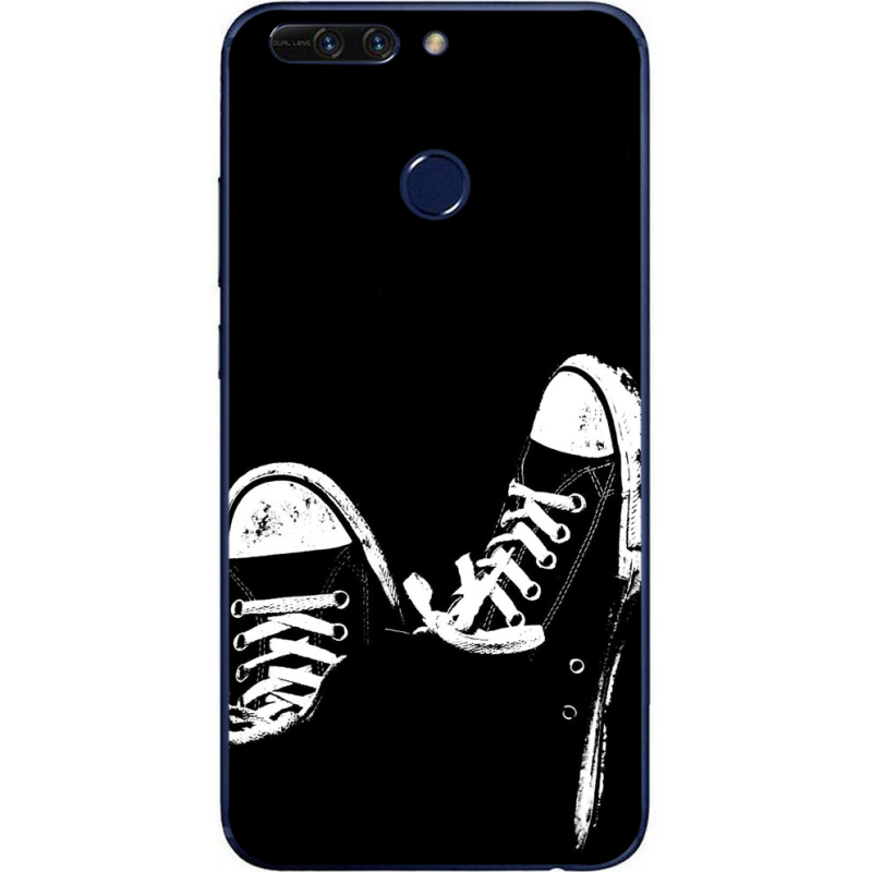 Чехол Uprint Huawei Honor V9 Black Sneakers