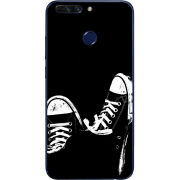 Чехол Uprint Huawei Honor V9 Black Sneakers