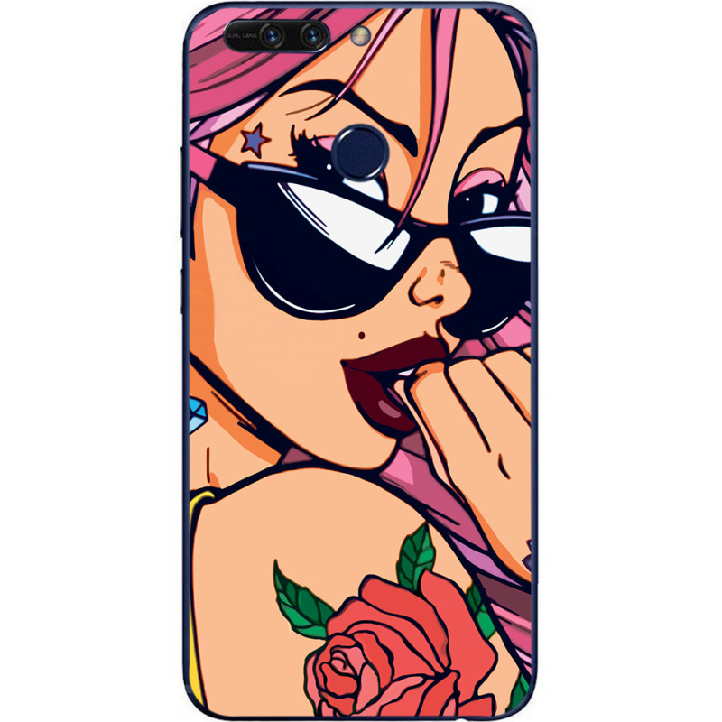 Чехол Uprint Huawei Honor V9 Pink Girl