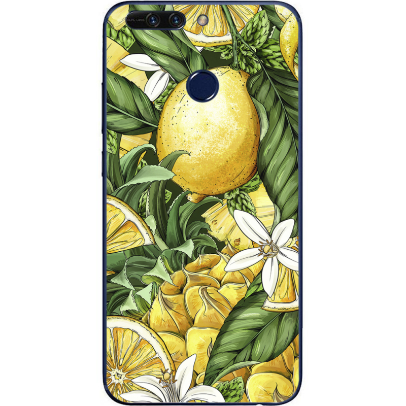 Чехол Uprint Huawei Honor V9 Lemon Pattern