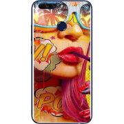 Чехол Uprint Huawei Honor V9 Yellow Girl Pop Art