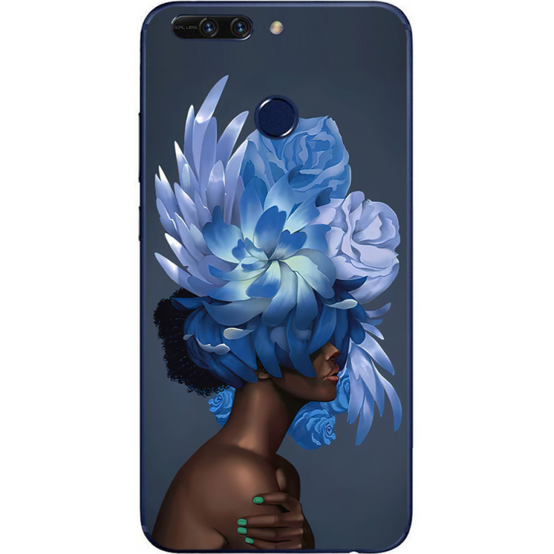 Чехол Uprint Huawei Honor V9 Exquisite Blue Flowers