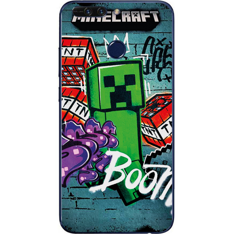 Чехол Uprint Huawei Honor V9 Minecraft Graffiti