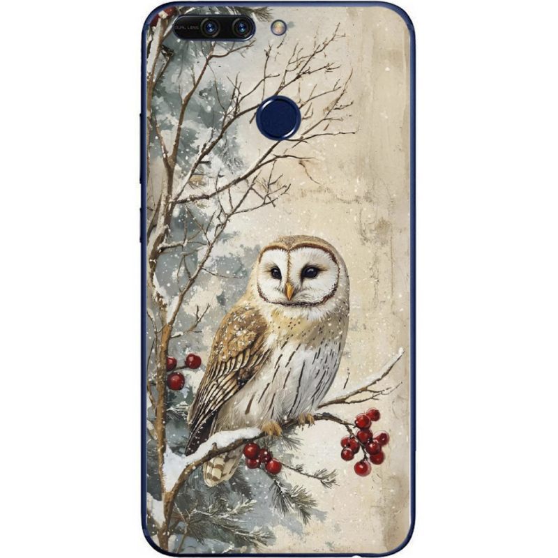 Чехол Uprint Huawei Honor V9 Christmas Owl