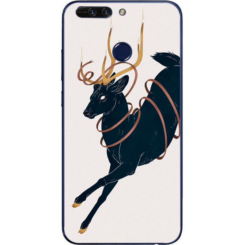 Чехол Uprint Huawei Honor V9 Black Deer