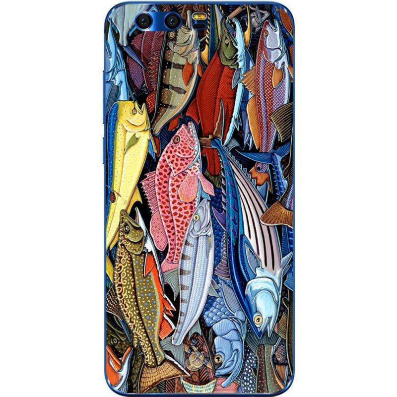 Чехол Uprint Huawei Honor 9 Sea Fish