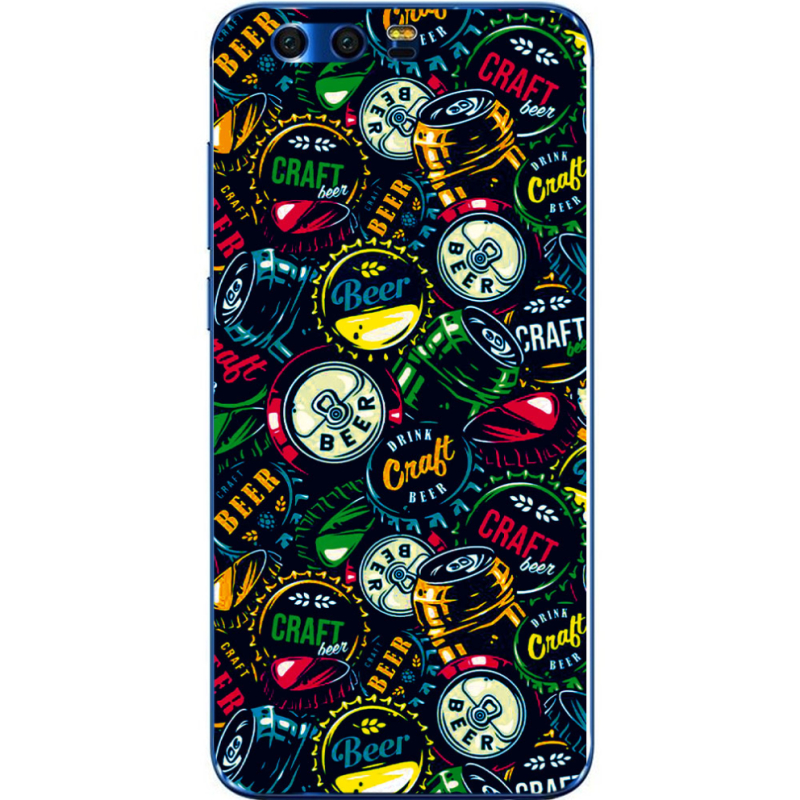Чехол Uprint Huawei Honor 9 Bottle Caps