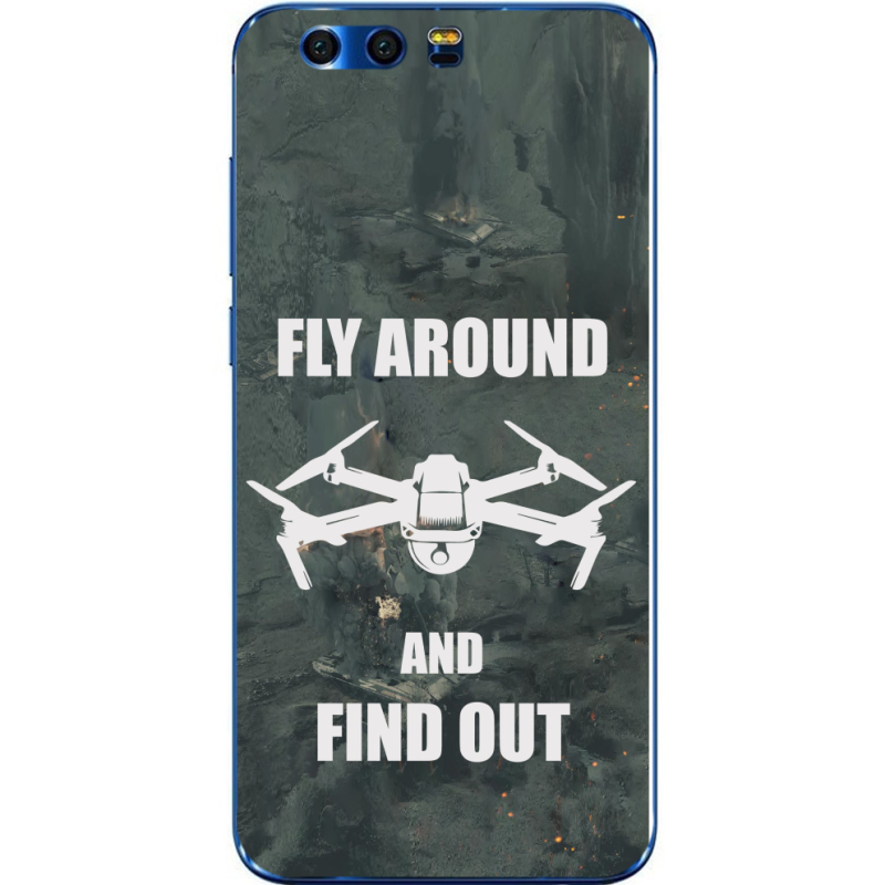 Чехол Uprint Huawei Honor 9 Дрон Fly Around