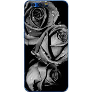 Чехол Uprint Huawei Honor 9 Black and White Roses