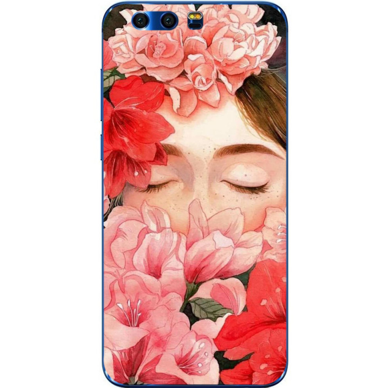 Чехол Uprint Huawei Honor 9 Girl in Flowers