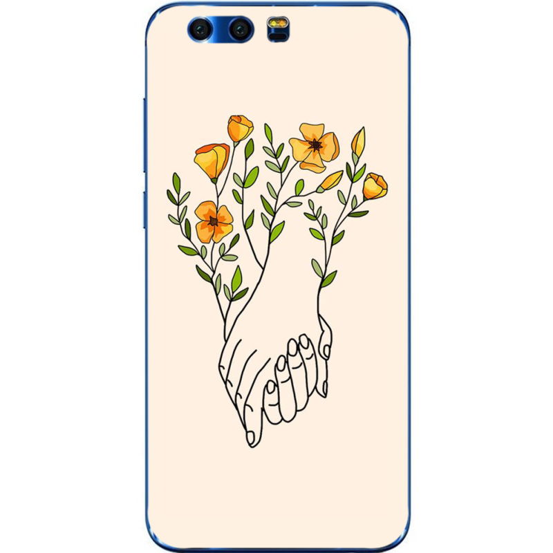 Чехол Uprint Huawei Honor 9 Flower Hands