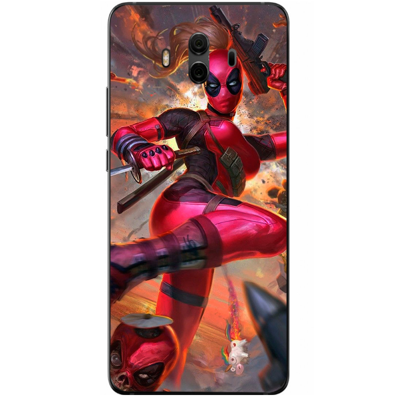 Чехол Uprint Huawei Mate 10 Woman Deadpool