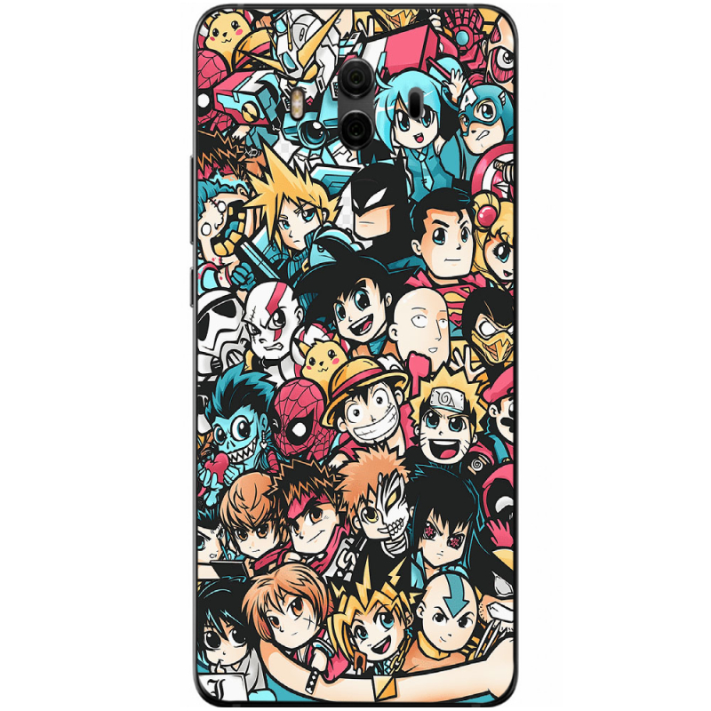 Чехол Uprint Huawei Mate 10 Anime Stickers