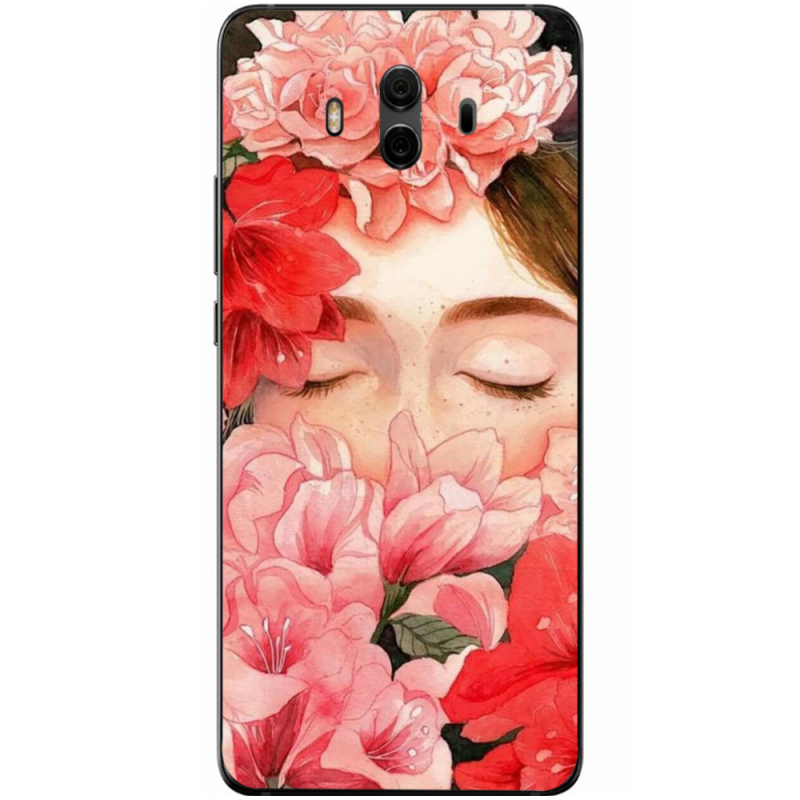 Чехол Uprint Huawei Mate 10 Girl in Flowers