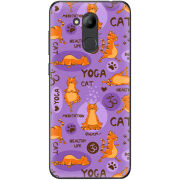 Чехол Uprint Huawei Honor 6C Pro Yoga Cat