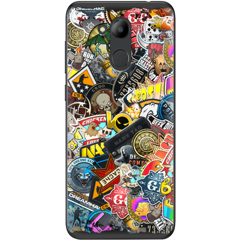 Чехол Uprint Huawei Honor 6C Pro CS:Go Stickerbombing