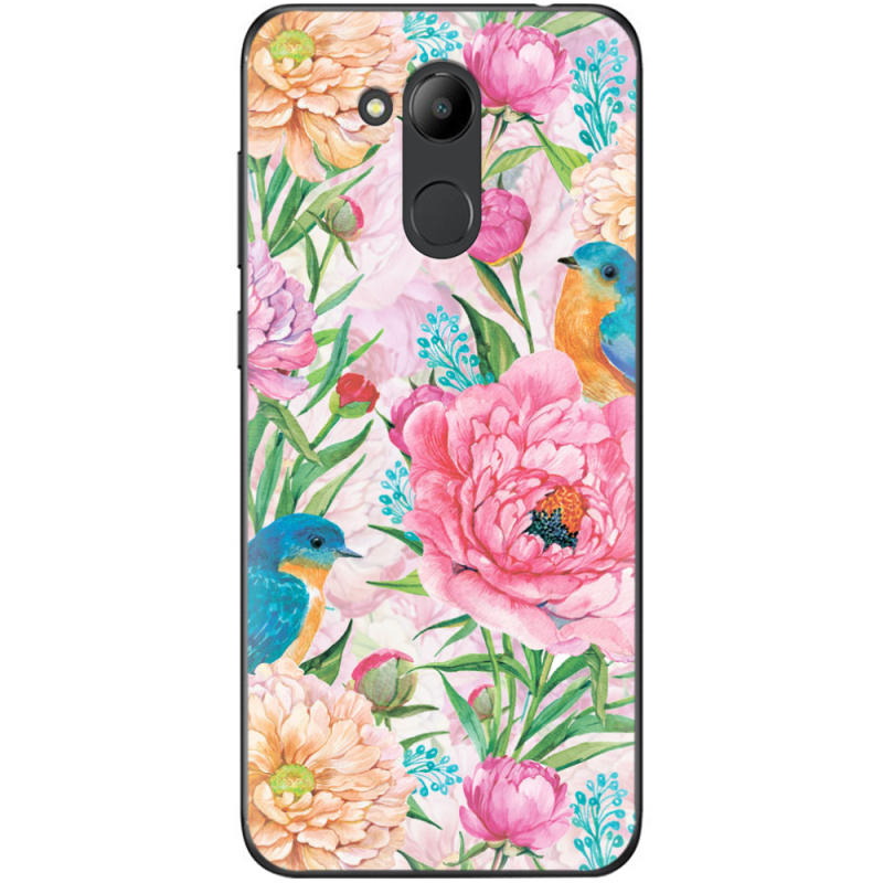 Чехол Uprint Huawei Honor 6C Pro Birds in Flowers