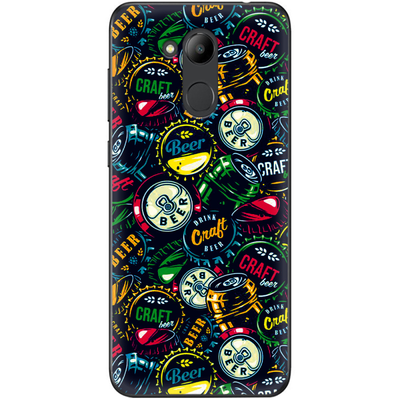 Чехол Uprint Huawei Honor 6C Pro Bottle Caps