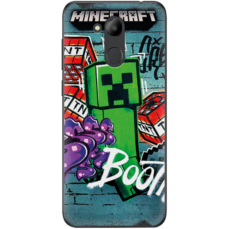 Чехол Uprint Huawei Honor 6C Pro Minecraft Graffiti