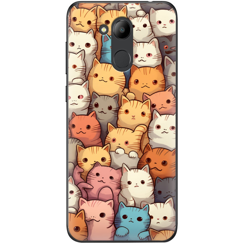 Чехол Uprint Huawei Honor 6C Pro Котики муркотики