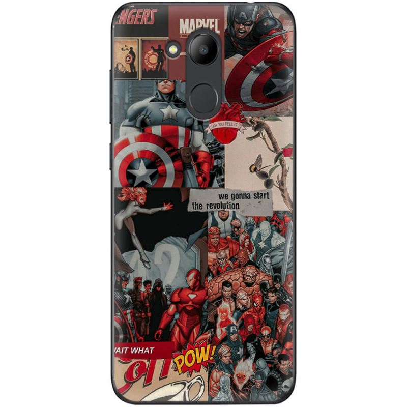Чехол Uprint Huawei Honor 6C Pro Marvel Avengers