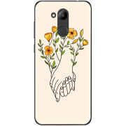 Чехол Uprint Huawei Honor 6C Pro Flower Hands