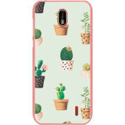 Чехол Uprint Nokia 1 L-green Cacti