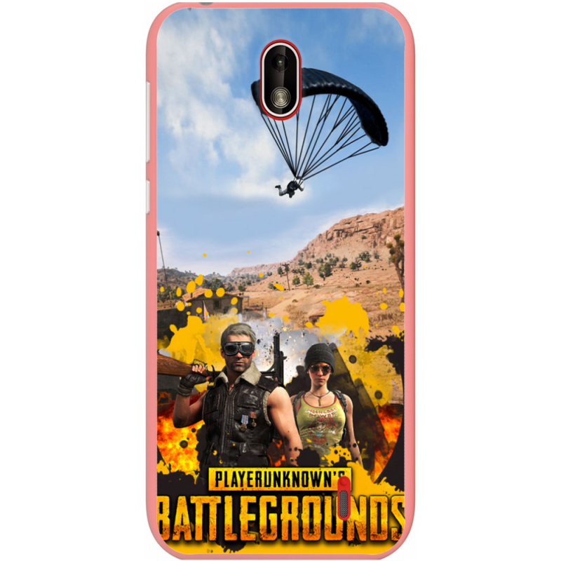 Чехол Uprint Nokia 1 Pubg parachute