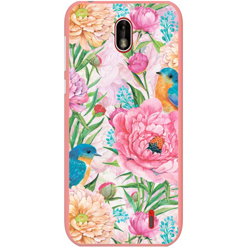 Чехол Uprint Nokia 1 Birds in Flowers