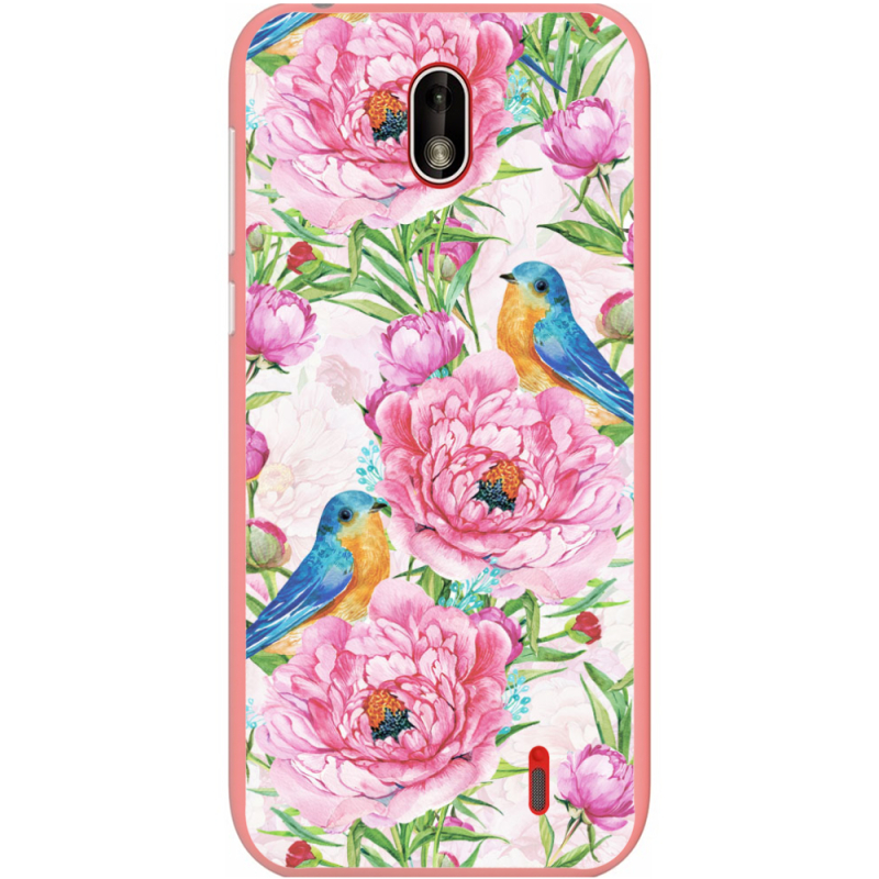 Чехол Uprint Nokia 1 Birds and Flowers