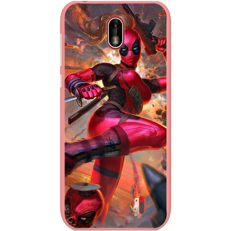 Чехол Uprint Nokia 1 Woman Deadpool